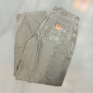 Carhartt Green Worker Pants Sz 31x30